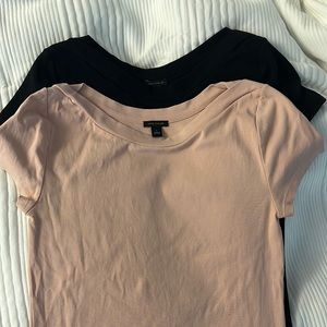 Ann Taylor cap sleeve t shirts